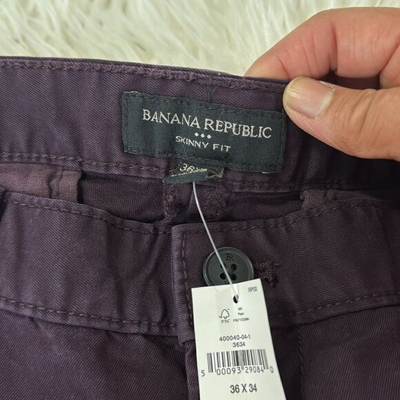 BANANA REPUBLIC FACTORY PANTS SKINNY FIT NWT SIZE 36X34 - Picture 7 of 9